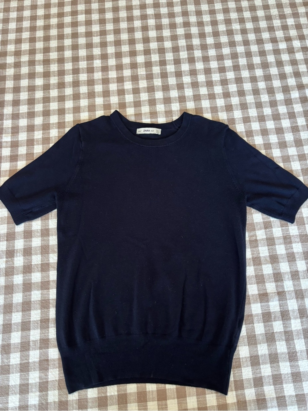 Zara Navy Knit Sweater